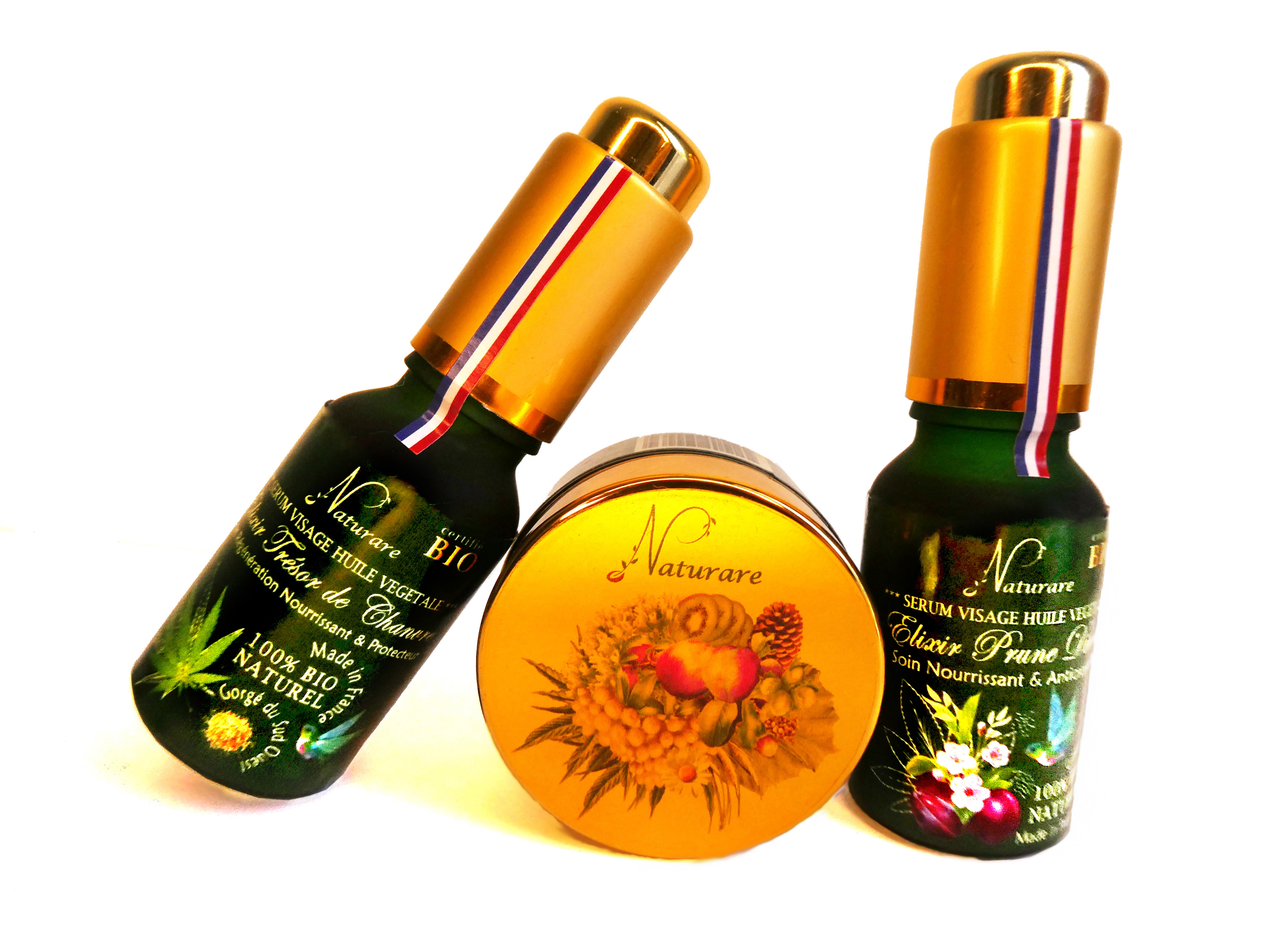 Travel-pack French organic skincare set by Amber Nemesis