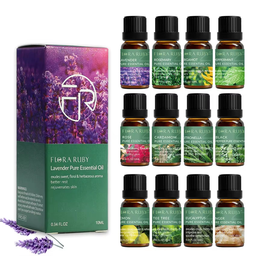 Lavender, eucalyptus, peppermint and more – essential oil collection- at Ataraxia Attire 