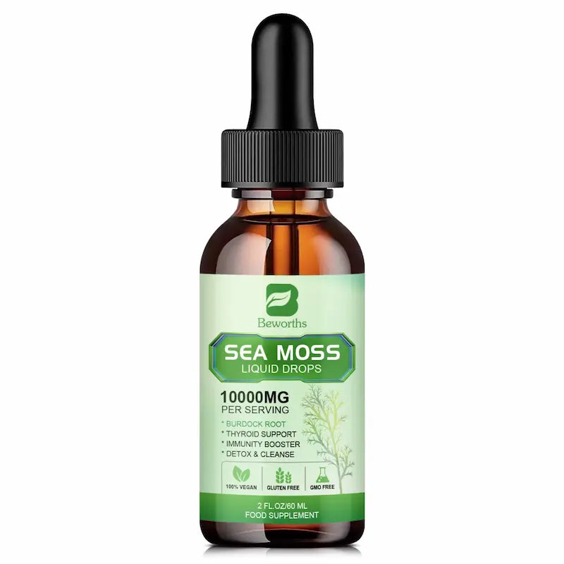 BEWORTHS organic sea moss capsules for immunity and thyroid support - Available at Ataraxia Attire 