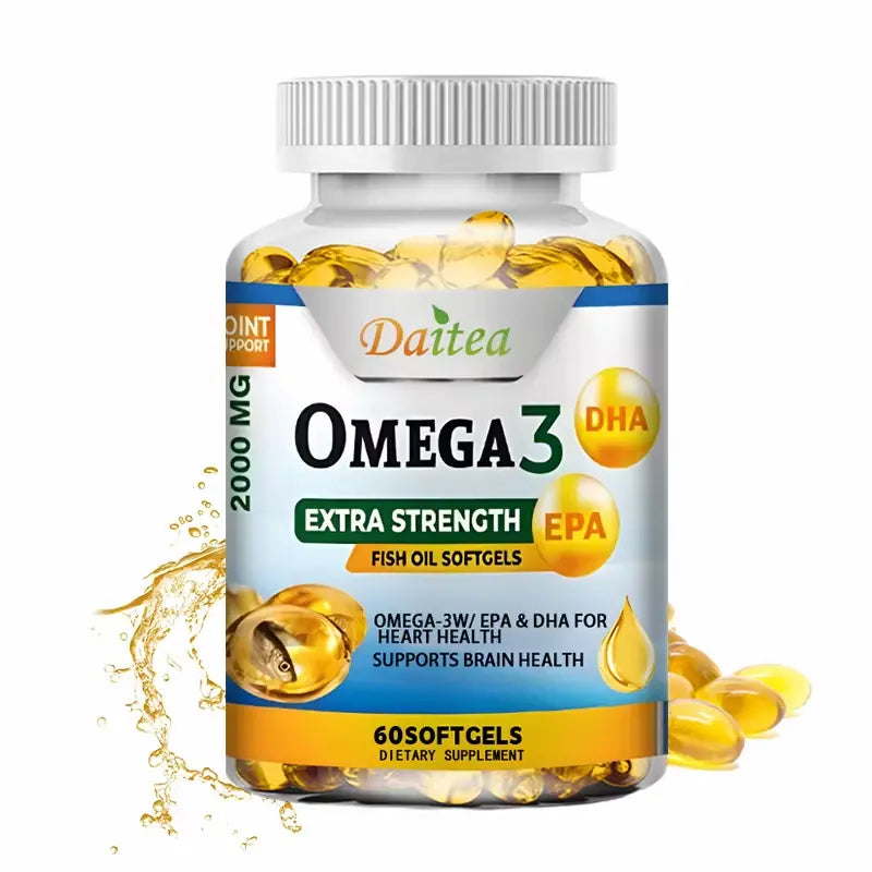 Omega 3 fish oil supplement 2000mg for nerves and joint health  – Available at Ataraxia Attire