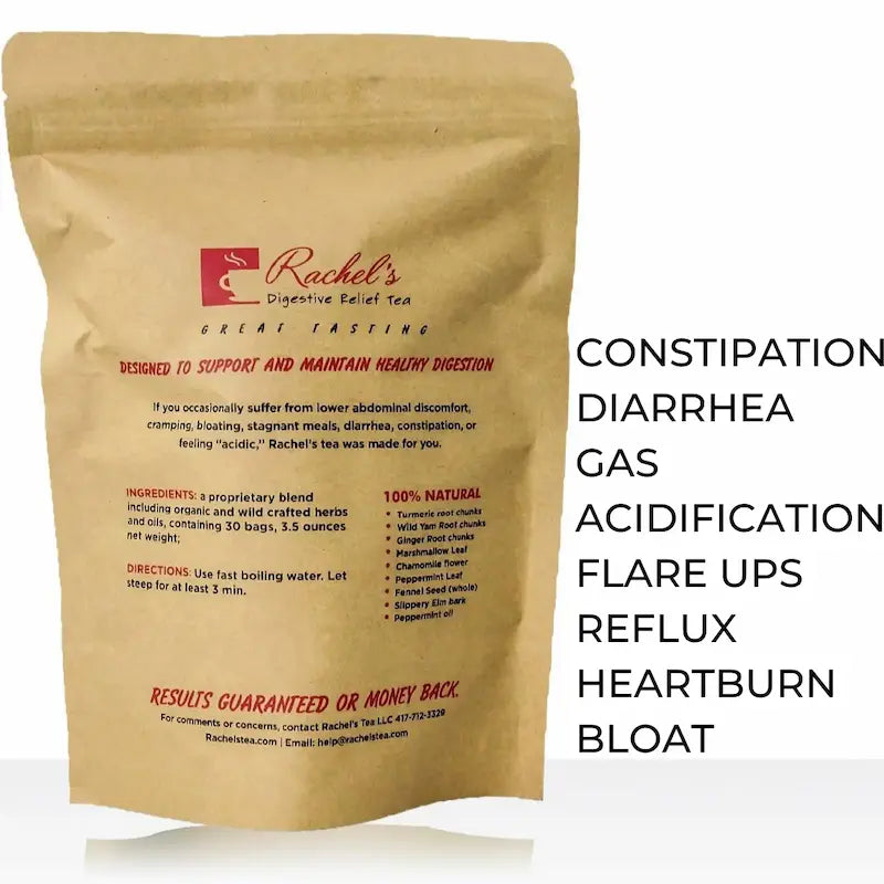 Natural tea blend to soothe digestion and support gut wellness  – Available at Ataraxia Attire